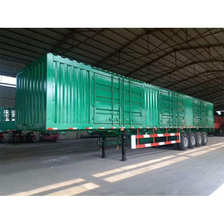 Trailer Semi Van Empat Gandar