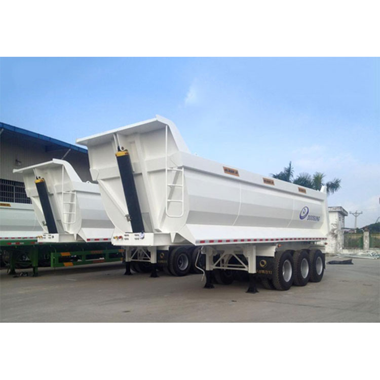 Trailer Semi Dump Tiga Gandar 40Ton